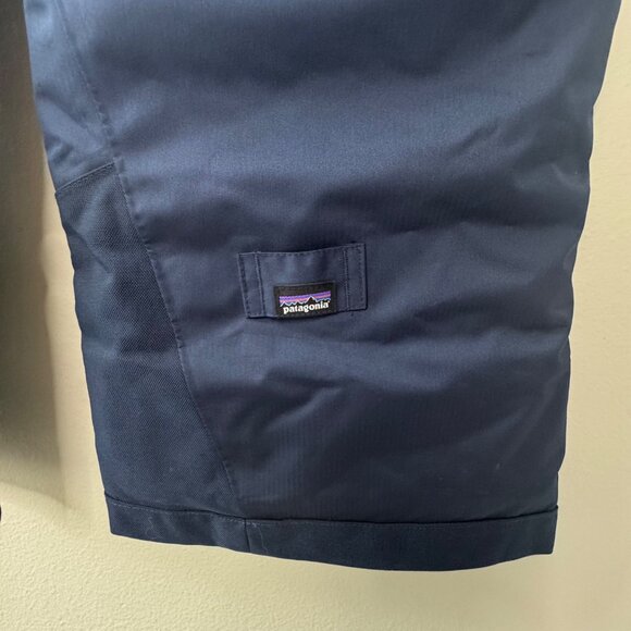 PATAGONIA Insulated Snow Pants Boys S 7-8 Blue Snowshot H2NO Waterproof Pant NEW - Picture 7 of 10